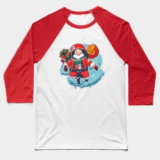 Astronaut Santa claus Baseball T-Shirt